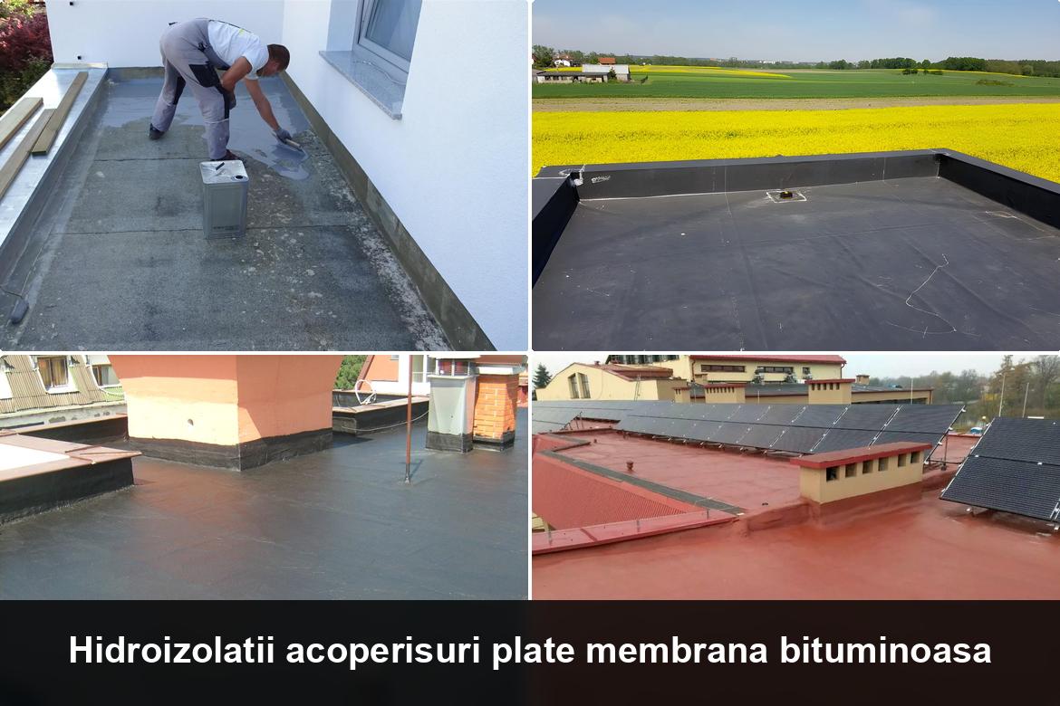 hidroizolatii terase cu membrana bituminoasa
