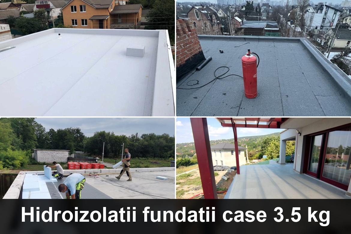 lucrare hidroizolatie terasa finalizata