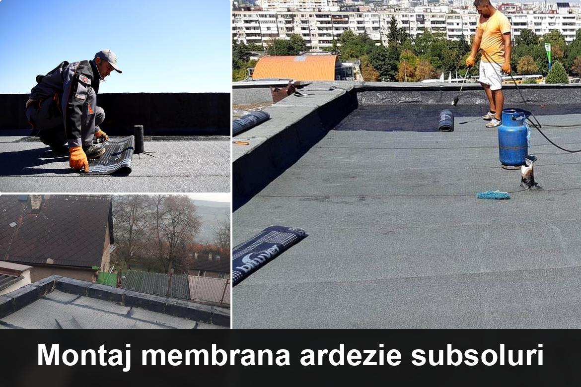 hidroizolatie terasa cu membrana bituminoasa
