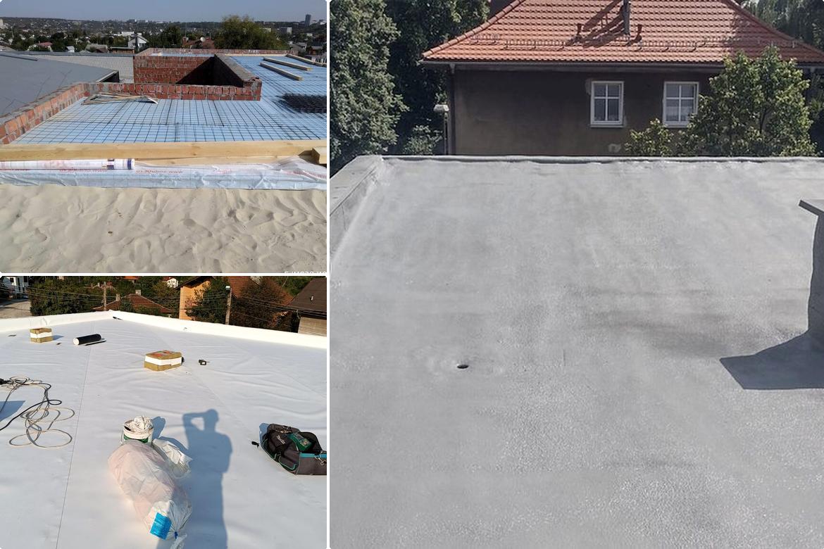 lucrare hidroizolatie terasa finalizata