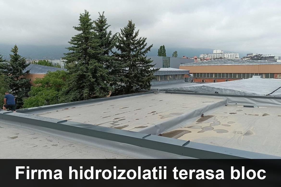 hidroizolatie terasa cu membrana bituminoasa