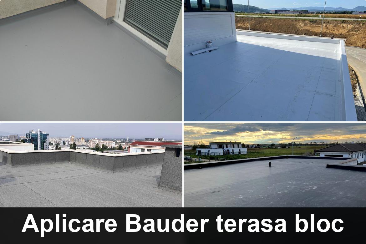 lucrare hidroizolatie terasa finalizata