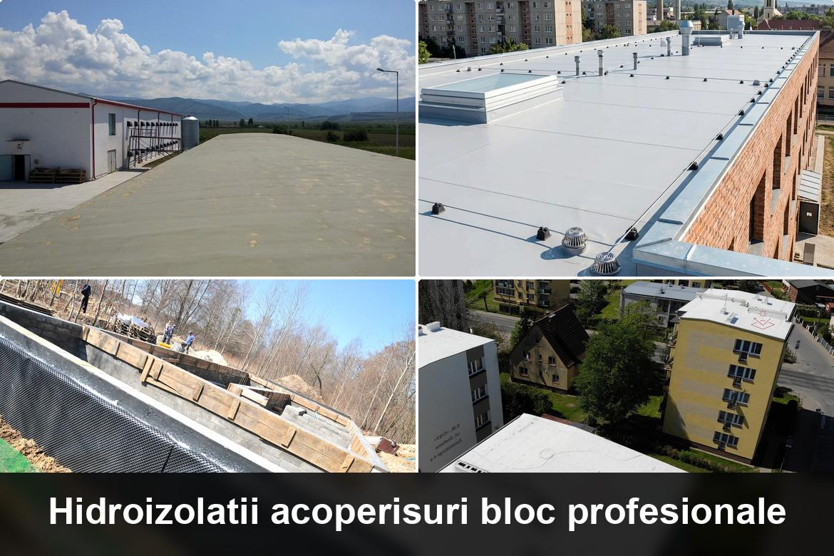 hidroizolatie terasa cu membrana bituminoasa