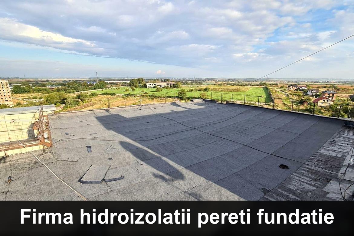 hidroizolatie terasa cu membrana bituminoasa