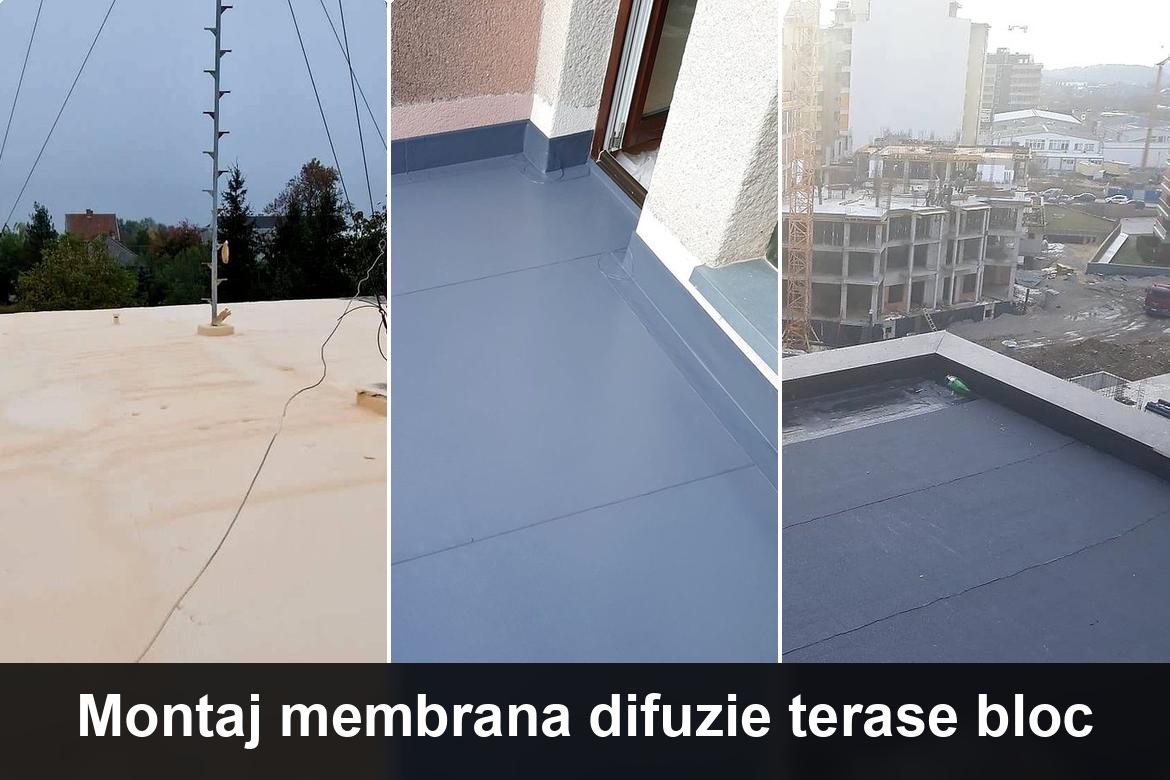 hidroizolatie terasa cu membrana bituminoasa