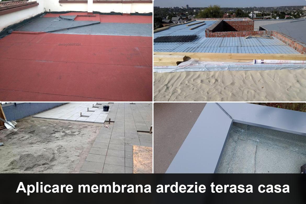 lucrare hidroizolatie terasa finalizata