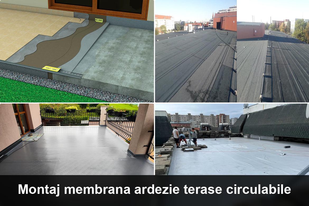 hidroizolatie terasa cu membrana bituminoasa