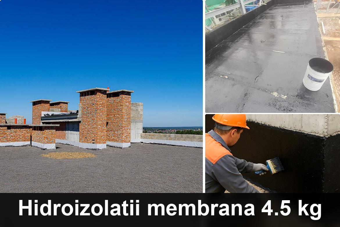 lucrare hidroizolatie terasa finalizata