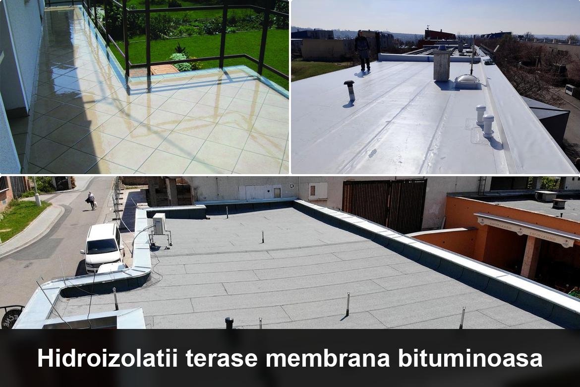 hidroizolatie terasa cu membrana bituminoasa