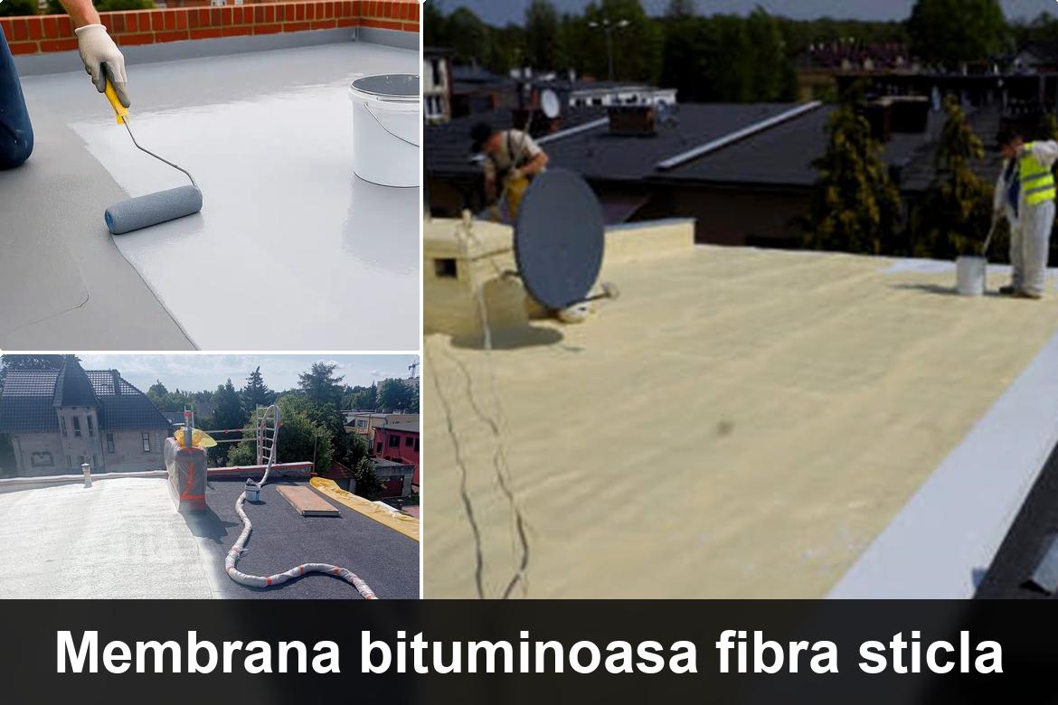 hidroizolatie terasa cu membrana bituminoasa