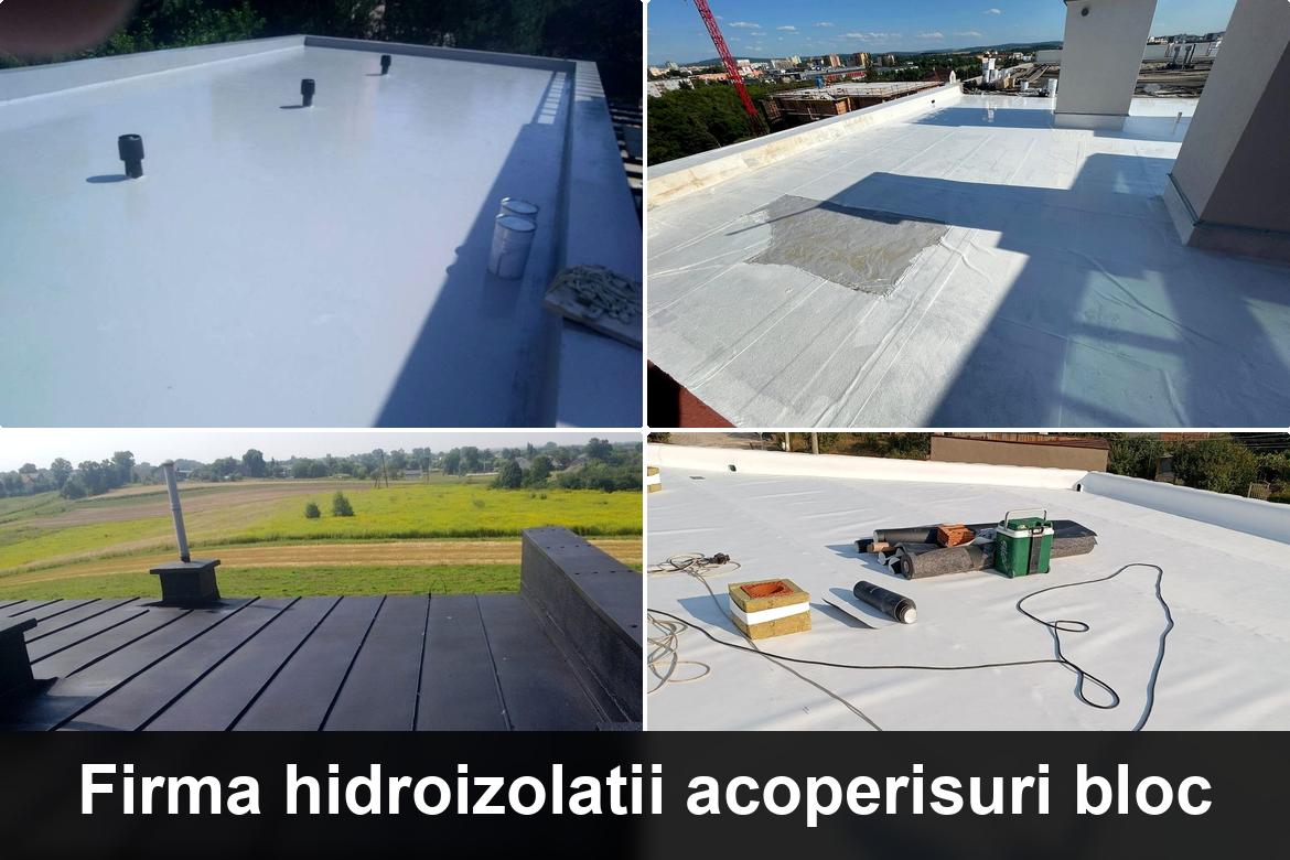 hidroizolatie terasa cu membrana bituminoasa
