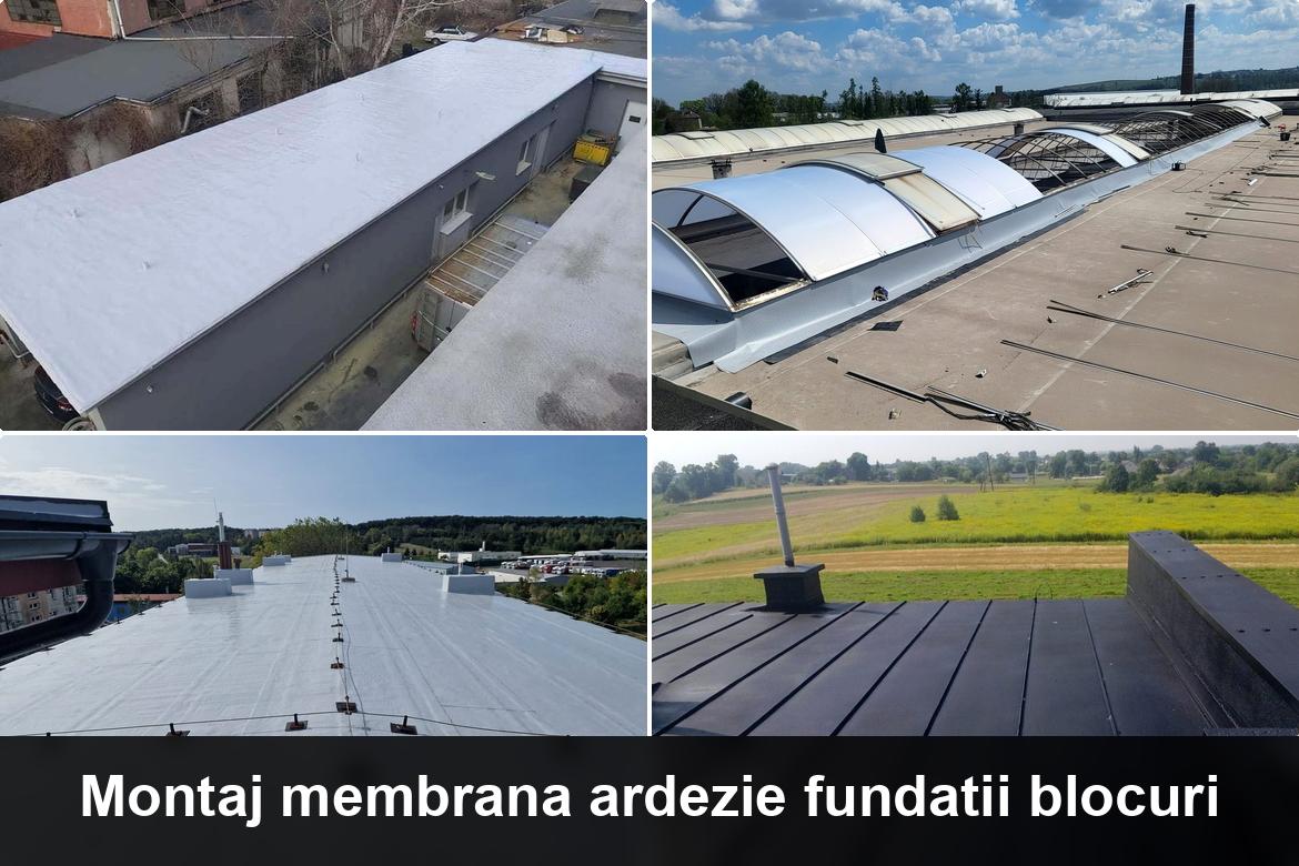 hidroizolatie terasa cu membrana bituminoasa