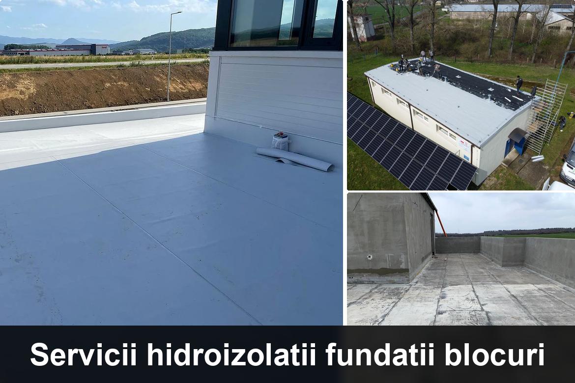lucrare hidroizolatie terasa finalizata