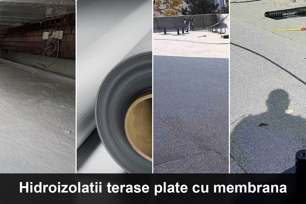 hidroizolatie terasa cu membrana bituminoasa