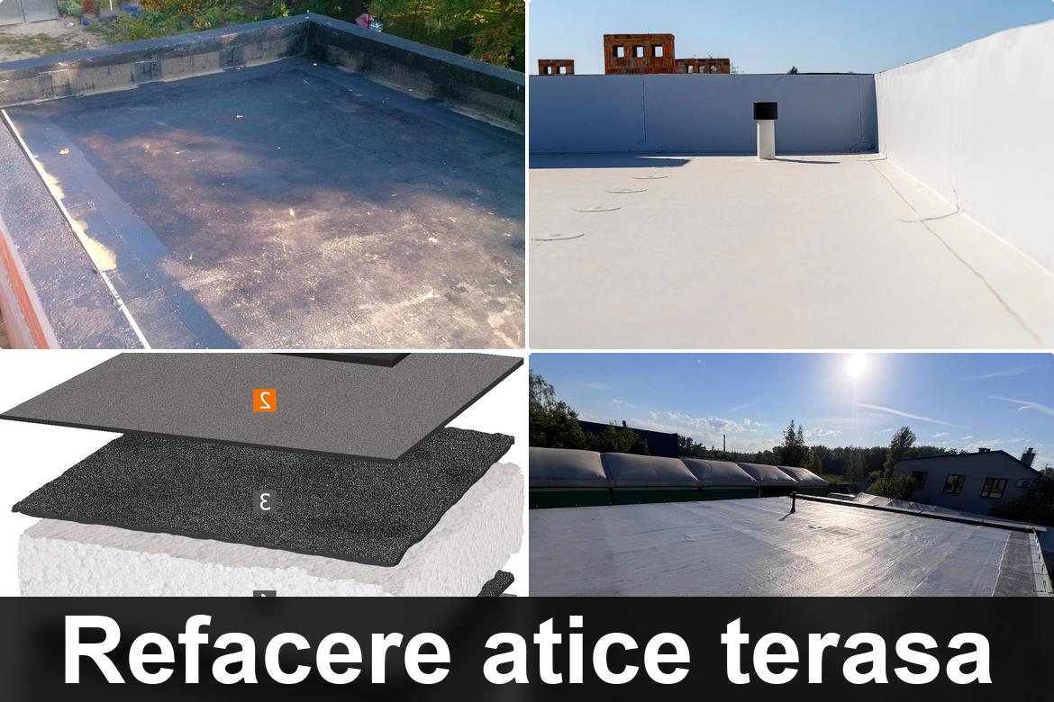 lucrare hidroizolatie terasa finalizata