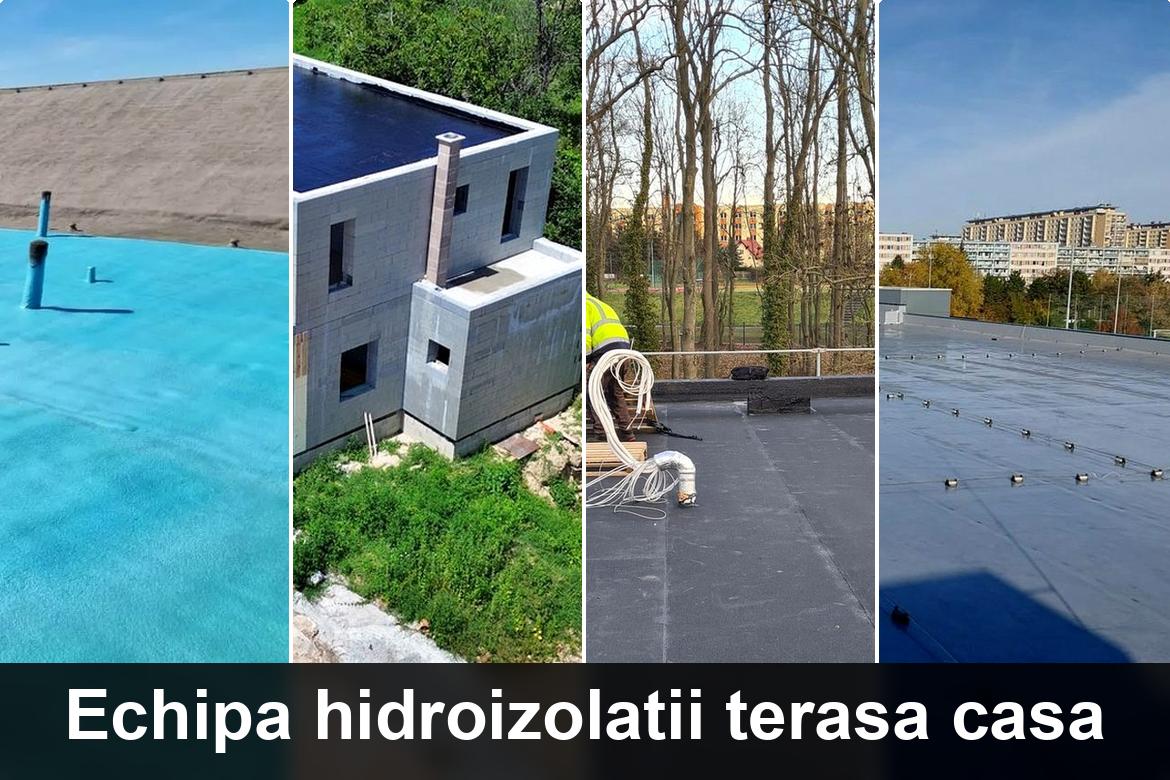 hidroizolatie terasa cu membrana bituminoasa