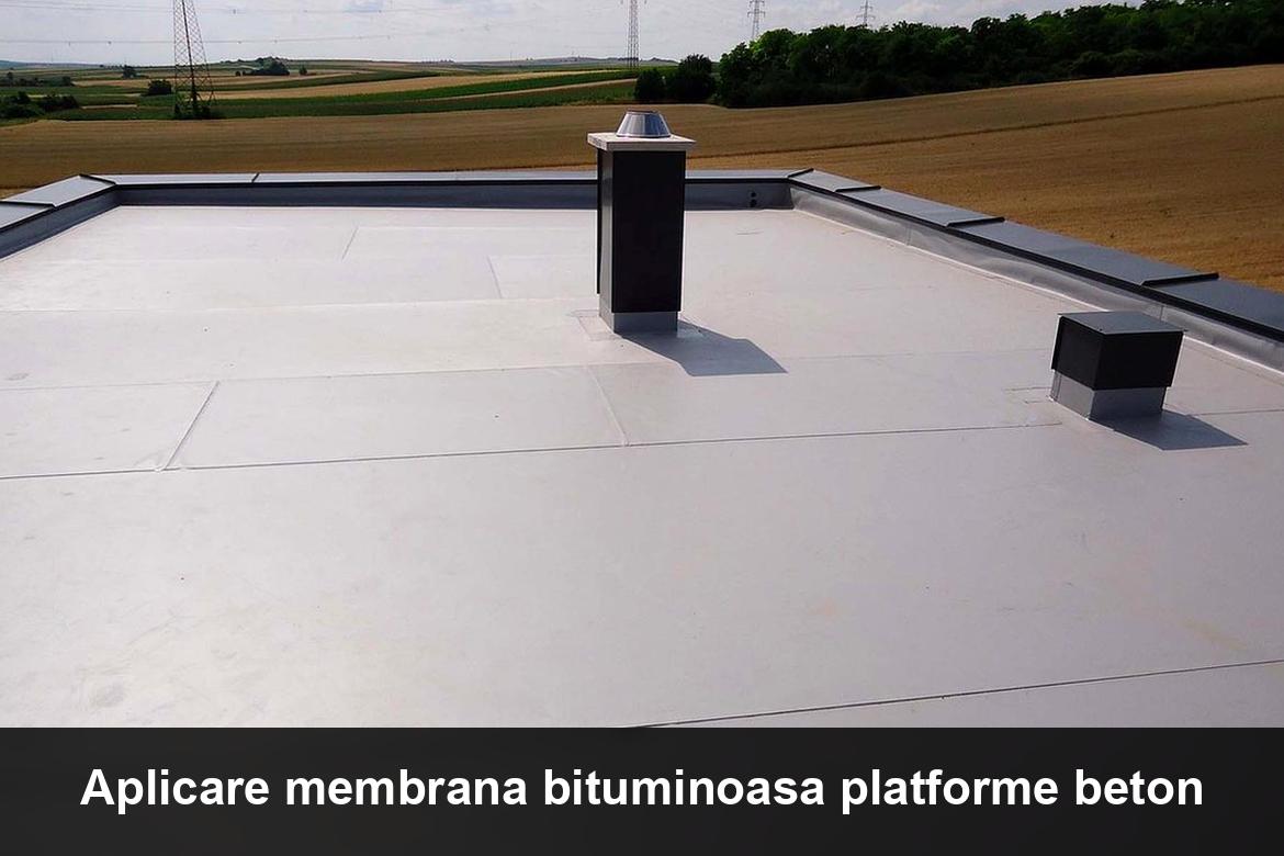 lucrare hidroizolatie terasa finalizata