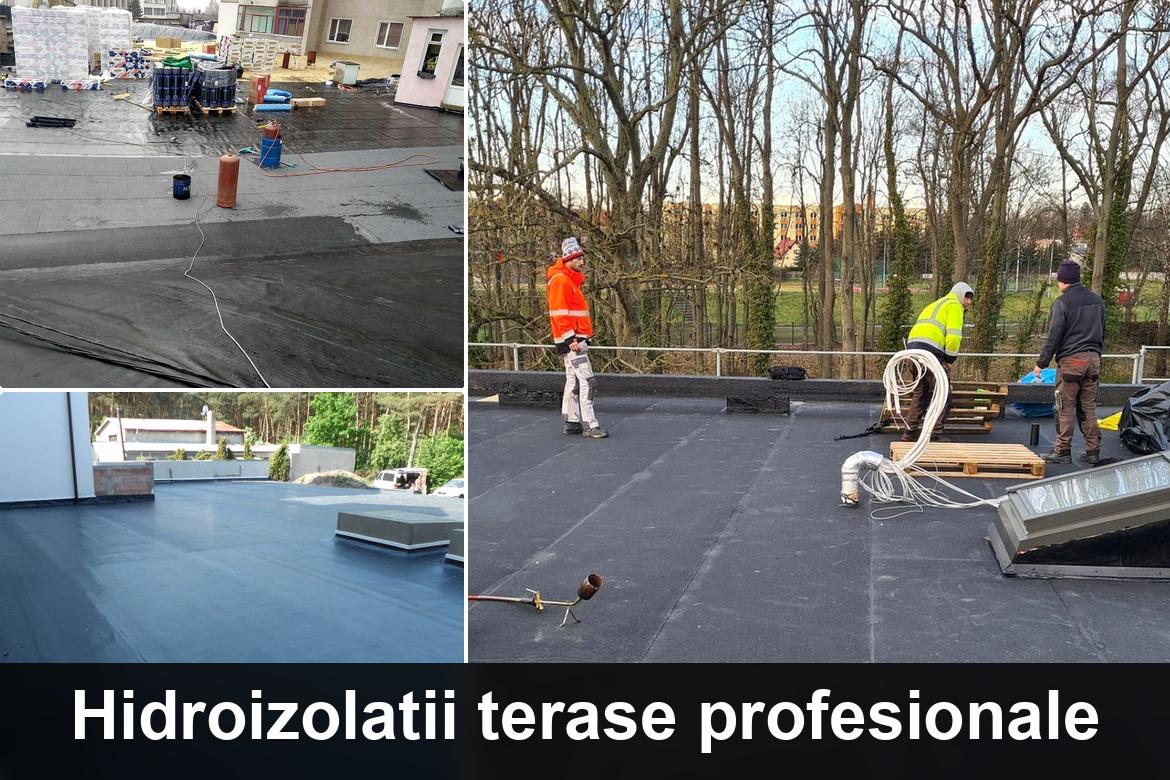 lucrare hidroizolatie terasa finalizata