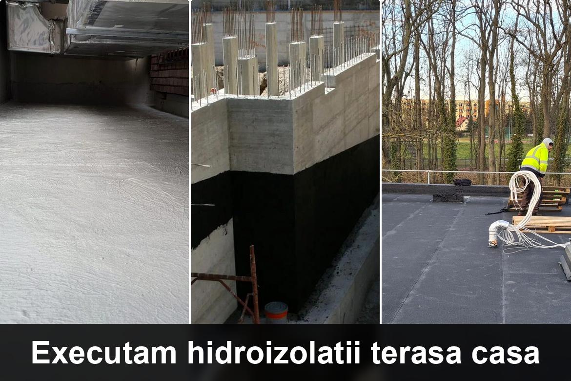 lucrare hidroizolatie terasa finalizata