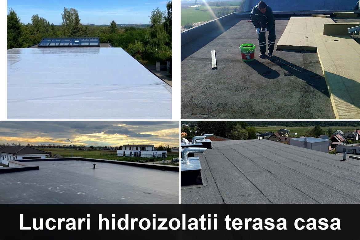 hidroizolatie terasa cu membrana bituminoasa