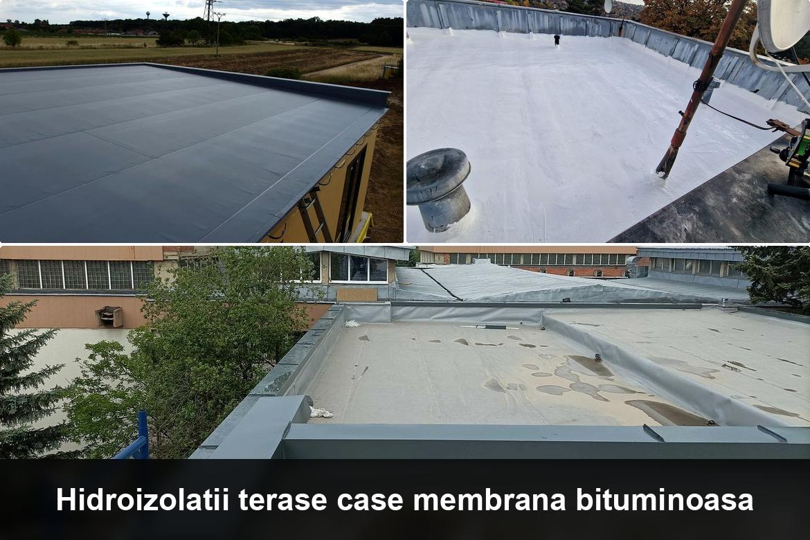 hidroizolatie terasa cu membrana bituminoasa