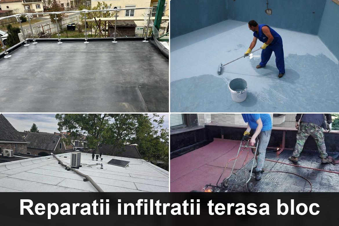 lucrare hidroizolatie terasa finalizata