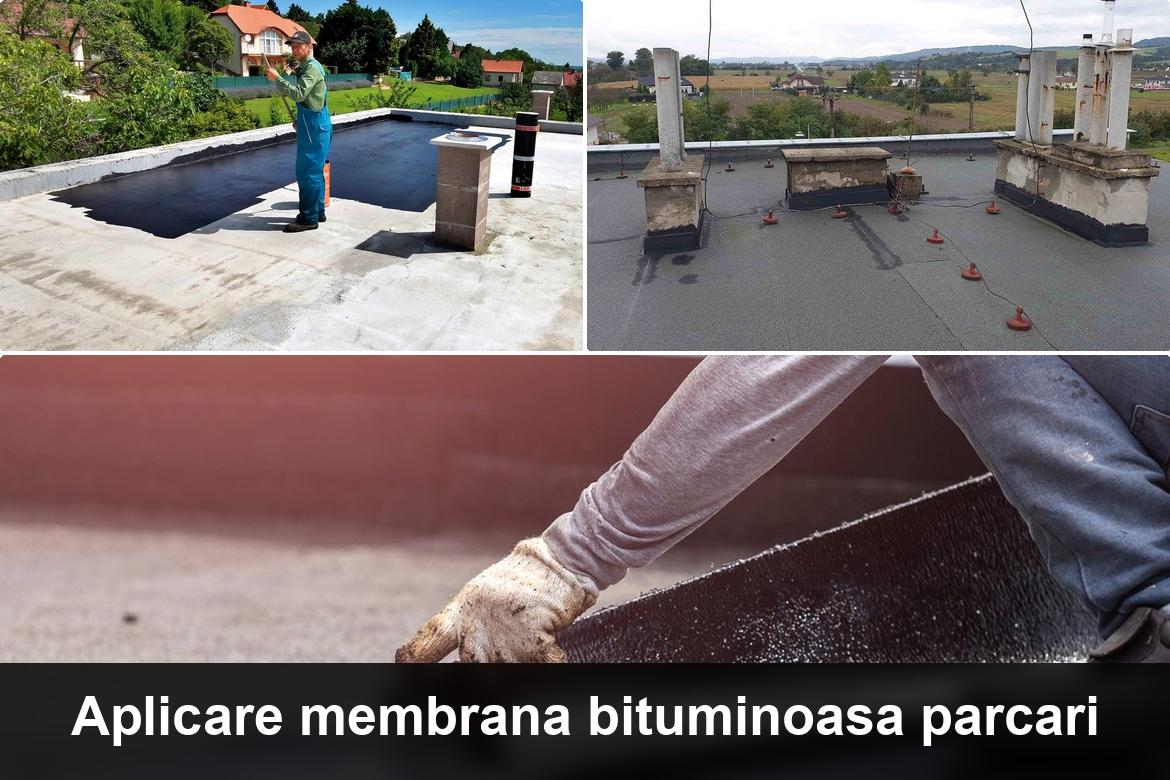 hidroizolatie terasa cu membrana bituminoasa