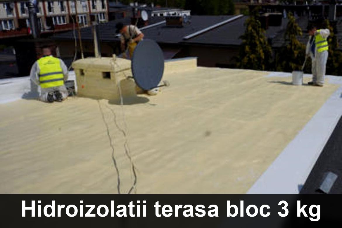 hidroizolatie terasa cu membrana bituminoasa