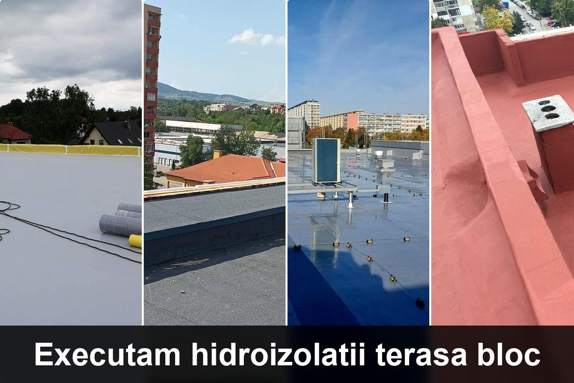 lucrare hidroizolatie terasa finalizata