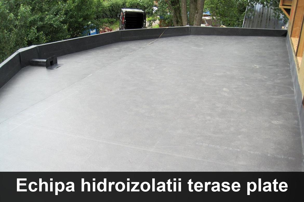 lucrare hidroizolatie terasa finalizata