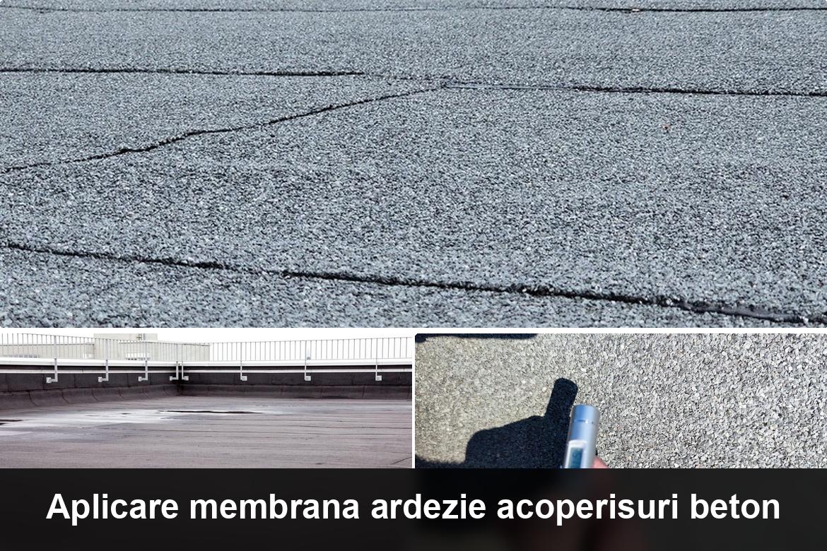 hidroizolatie terasa cu membrana bituminoasa