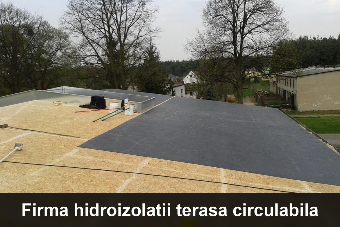 hidroizolatie terasa cu membrana bituminoasa