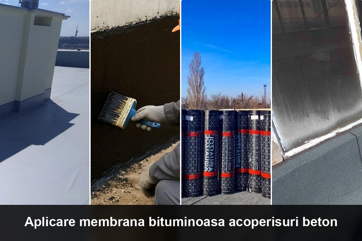 hidroizolatie terasa cu membrana bituminoasa
