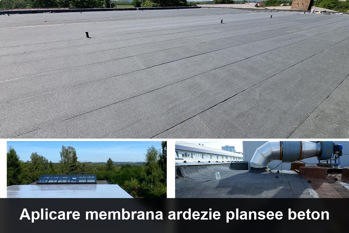 hidroizolatie terasa cu membrana bituminoasa
