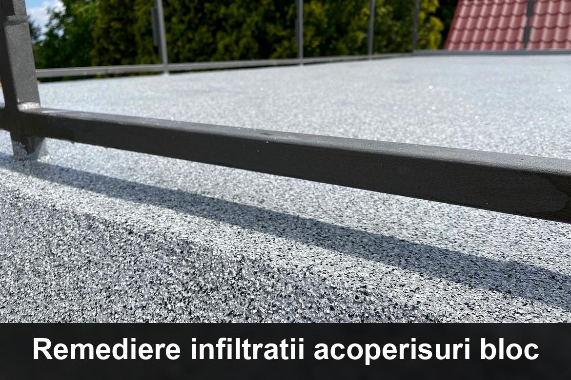 lucrare hidroizolatie terasa finalizata