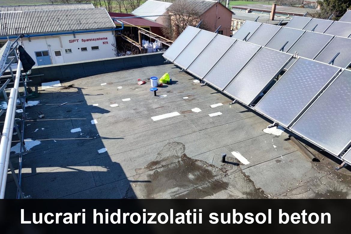 hidroizolatie terasa cu membrana bituminoasa
