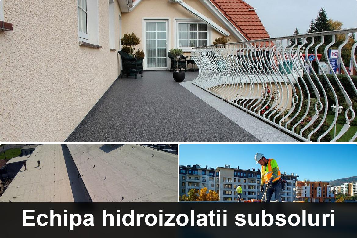 hidroizolatii terase comanesti