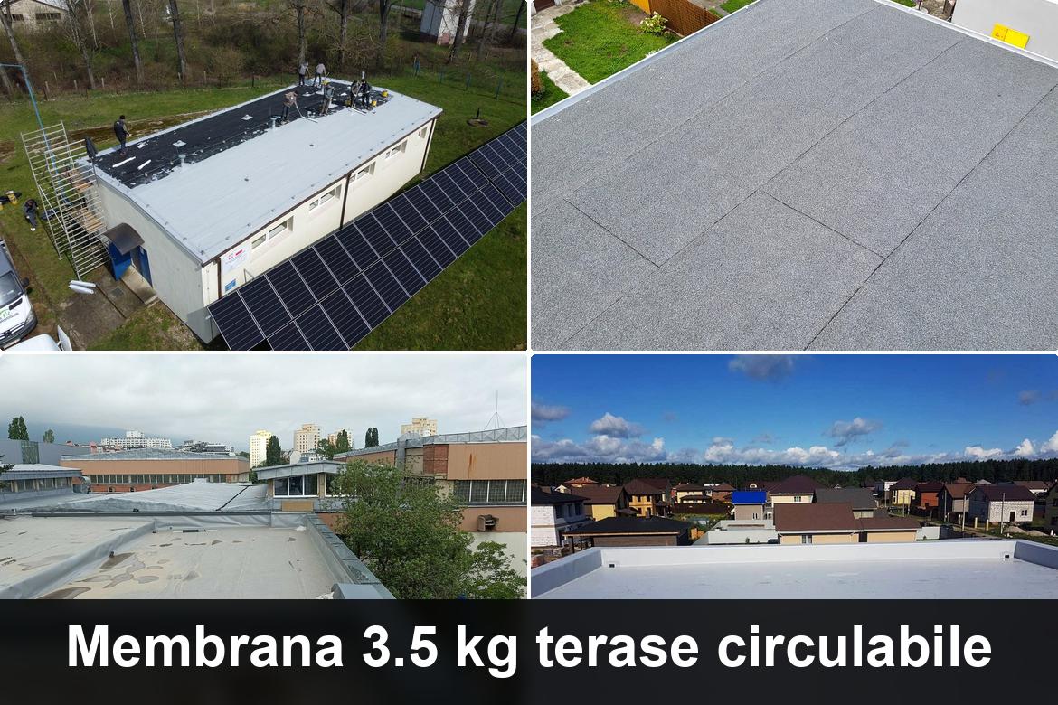 lucrare hidroizolatie terasa finalizata