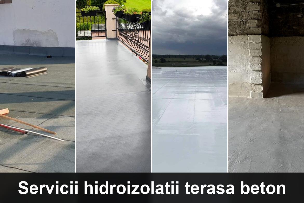 lucrare hidroizolatie terasa finalizata