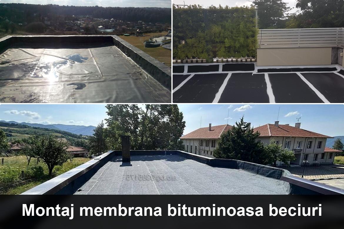 hidroizolatie terasa cu membrana bituminoasa