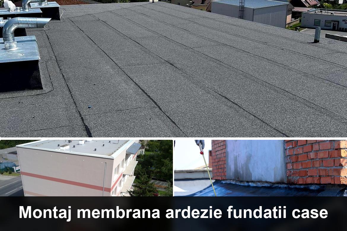 hidroizolatie terasa cu membrana bituminoasa