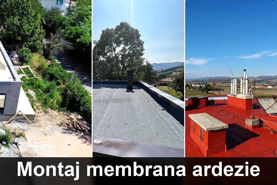 hidroizolatie terasa cu membrana bituminoasa