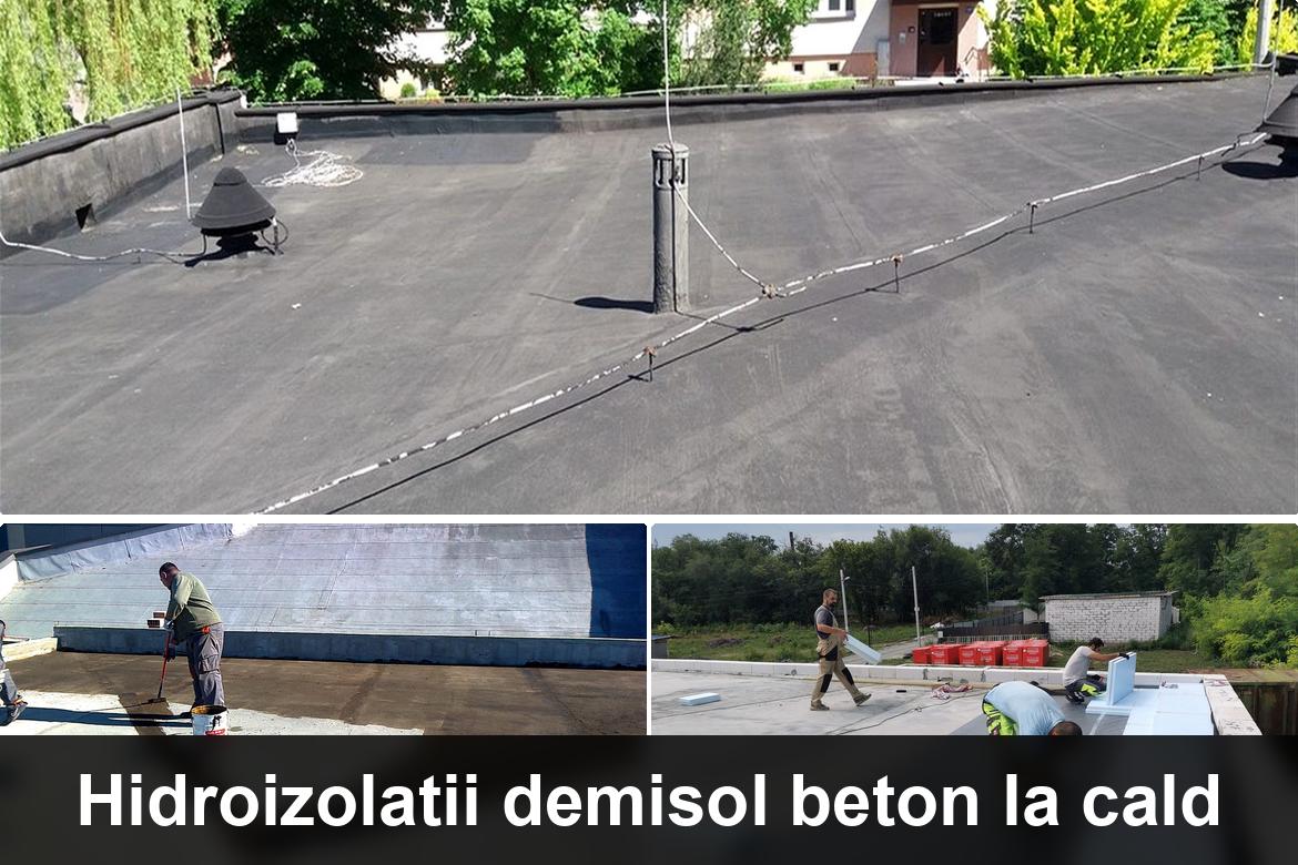 lucrare hidroizolatie terasa finalizata