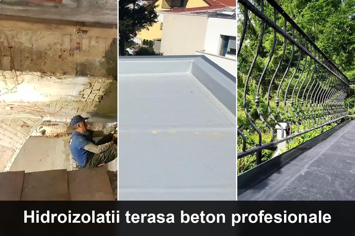 lucrare hidroizolatie terasa finalizata