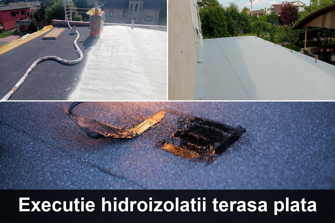 lucrare hidroizolatie terasa finalizata