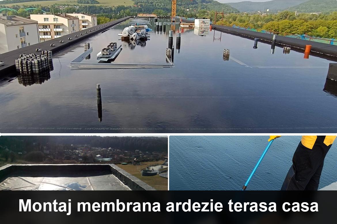 hidroizolatie terasa cu membrana bituminoasa