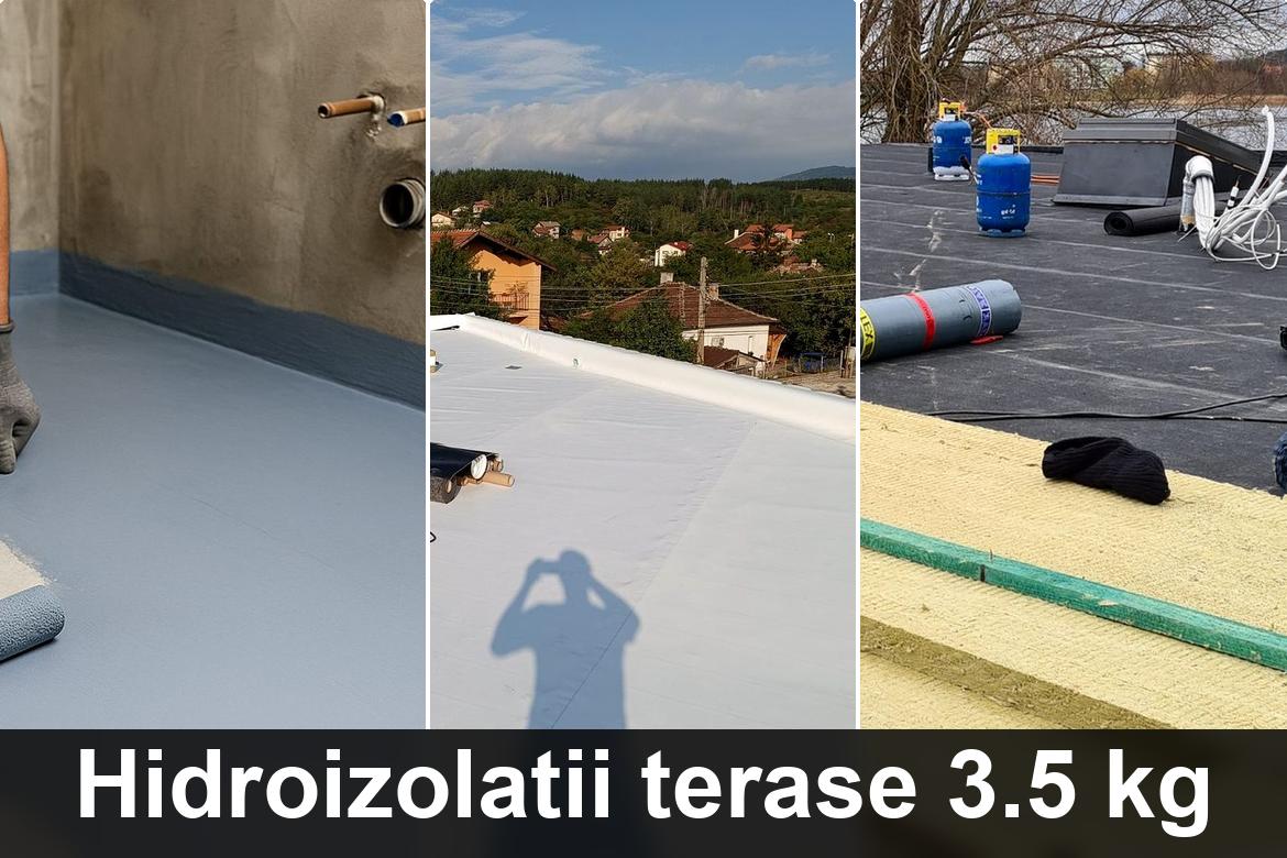 lucrare hidroizolatie terasa finalizata