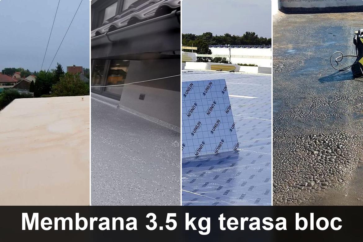 hidroizolatie terasa cu membrana bituminoasa