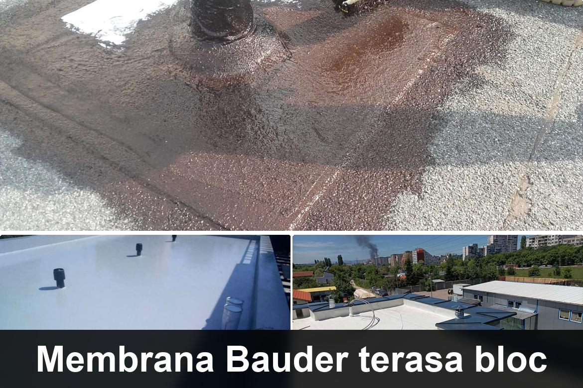 hidroizolatie terasa cu membrana bituminoasa