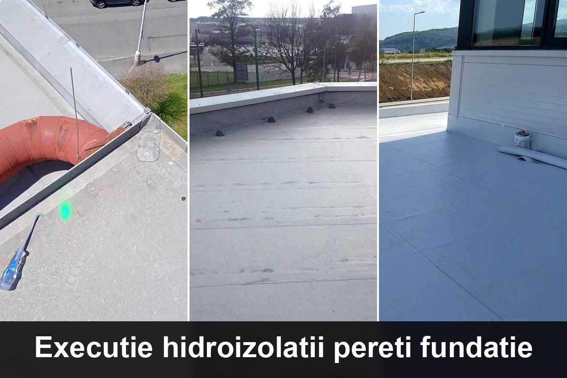 hidroizolatie terasa cu membrana bituminoasa